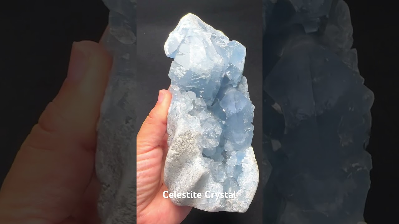 Natural Blue Celestite Crystal