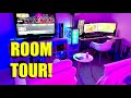 LOWKEY A ROOM TOUR & STREAM SETUP TOUR !!
