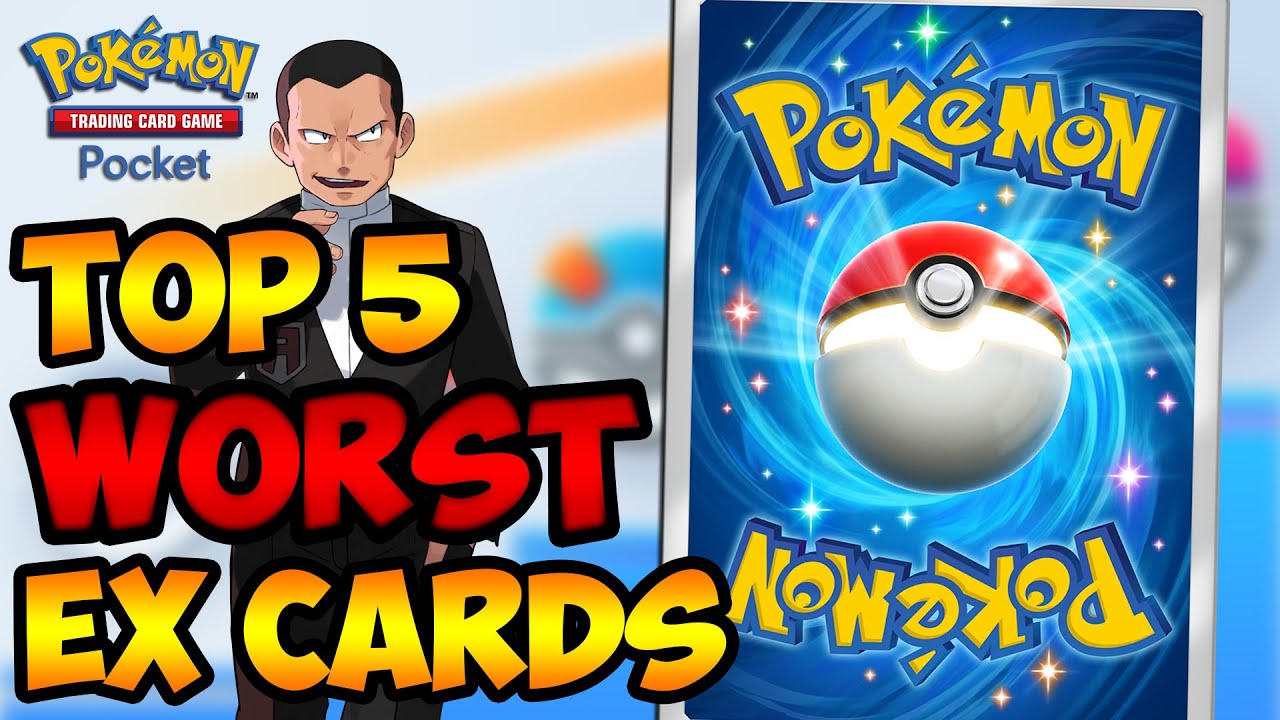 Top 5 WORST Ex Cards | Pokemon TCG Pocket