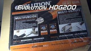Evolution HDG200 2kW Variable Heat Control Professional Multifunction Digital Heat Gun quick look