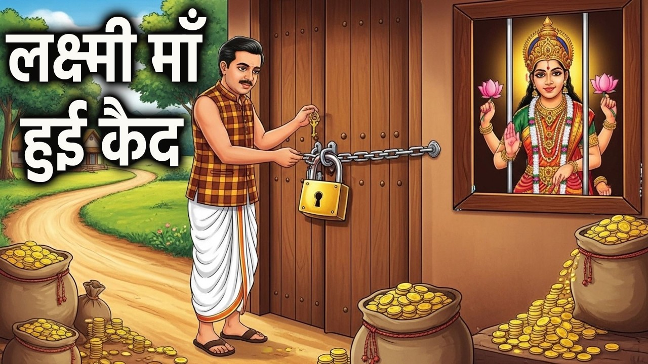 लक्ष्मी माता हुई कैद| धन के लिए पीपल के पेड़ की पूजा क्यों करें |लक्ष्मी कृपा कार्तिक मास की कहानी