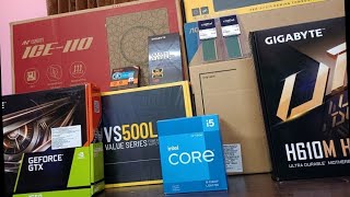 i5 12400F gaming PC Build under 55k Entire RGB setup in 2024