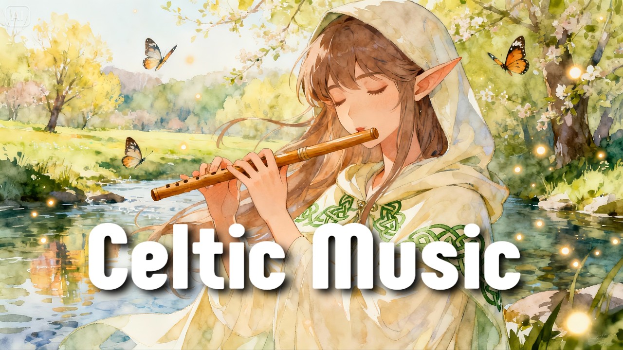 Celtic Flute Music – Spring Morning Breeze / Cheerful Folk Melodies