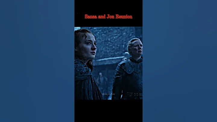 Game of Thrones: Jon & Sansa’s Emotional Reunion 🐺💔 | Castle Black Moment #shorts