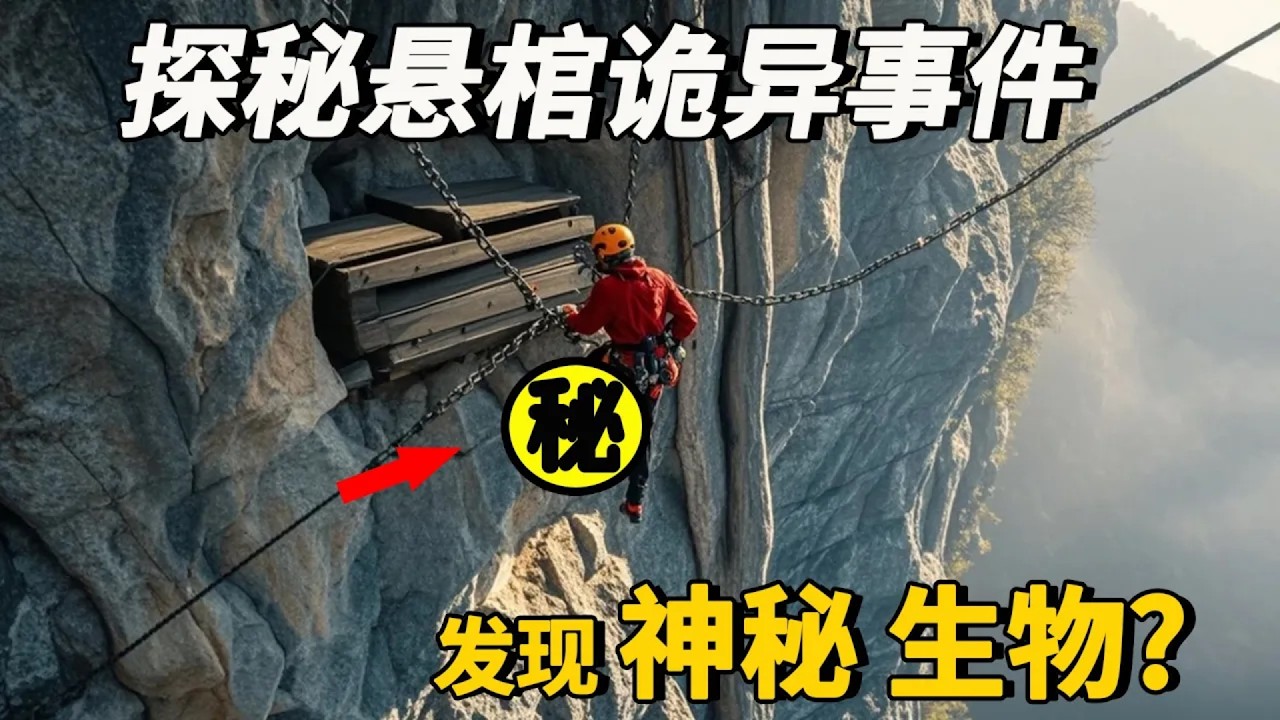 Young Explorer Investigates a Terrifying Cave of Hanging Coffins