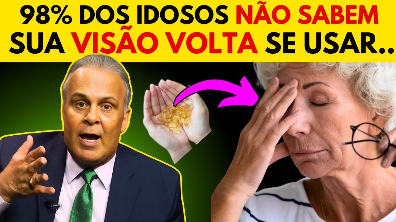 A VITAMINA que RECUPERA a SUA VISÃO NATURALMENTE | Dr Lair Ribeiro OLHOS