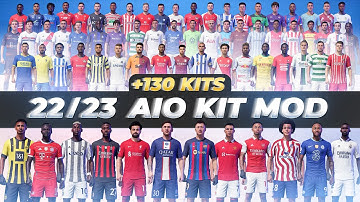 22/23 Kits AIO V6 Mod For FIFA 22 | +130 New Kits | TU16