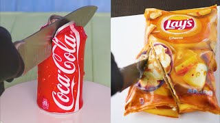 Satisfying Cake Cutting Video Hyperrealistic Illusion Cakes