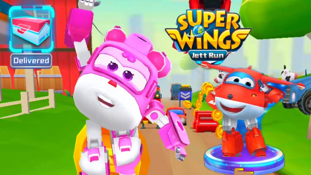 Super Wings : Jett Run Walkthrough Upgraded  Gameplay