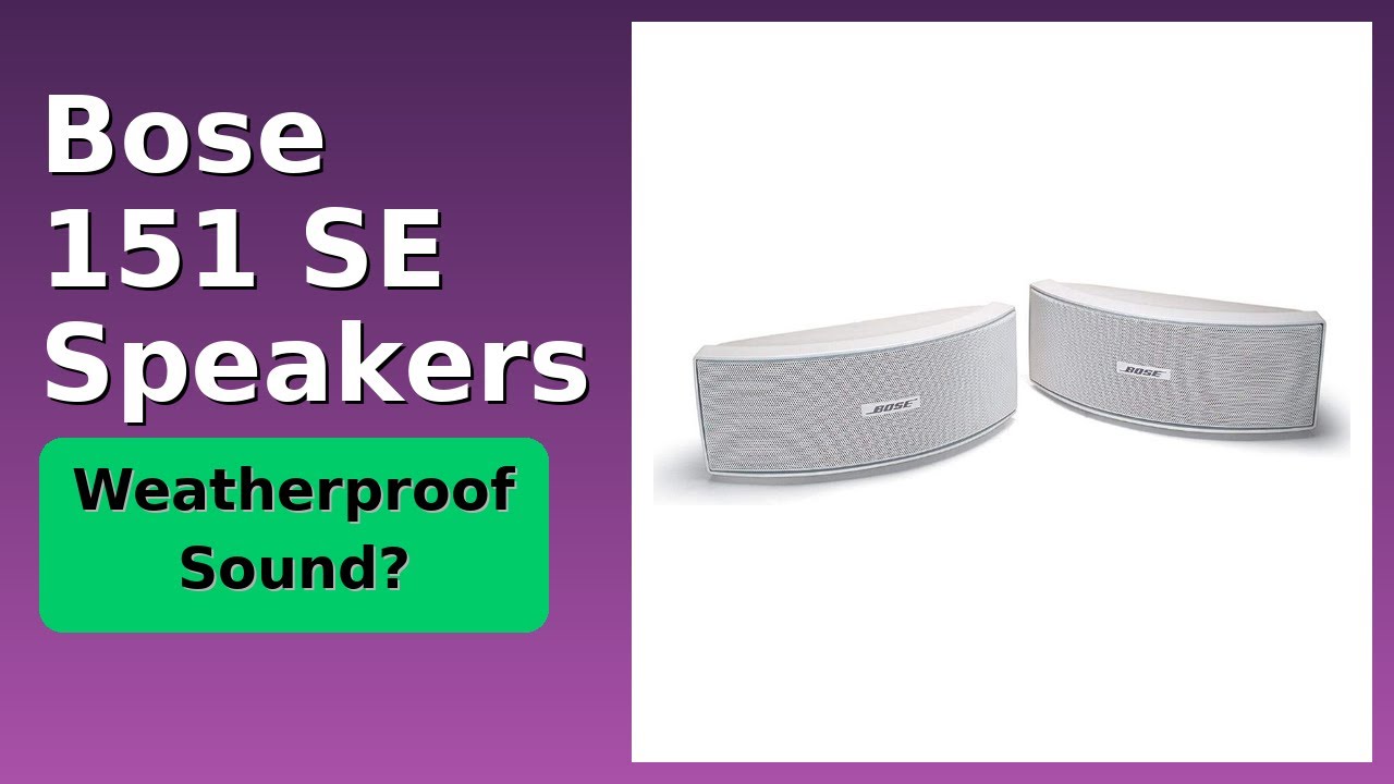 REVIEW (2026): Bose 151 SE Speakers. Features. - YouTube
