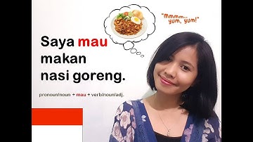 Learn Indonesian (8) - HOW TO SAY "I WANT ..."