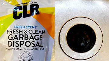 Clean With Me! CLR Fresh & Clean Garbage Disposal Cleaner Initial Use & Demo