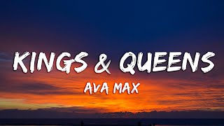 Ava Max - Kings & Queens (Lyrics Video)