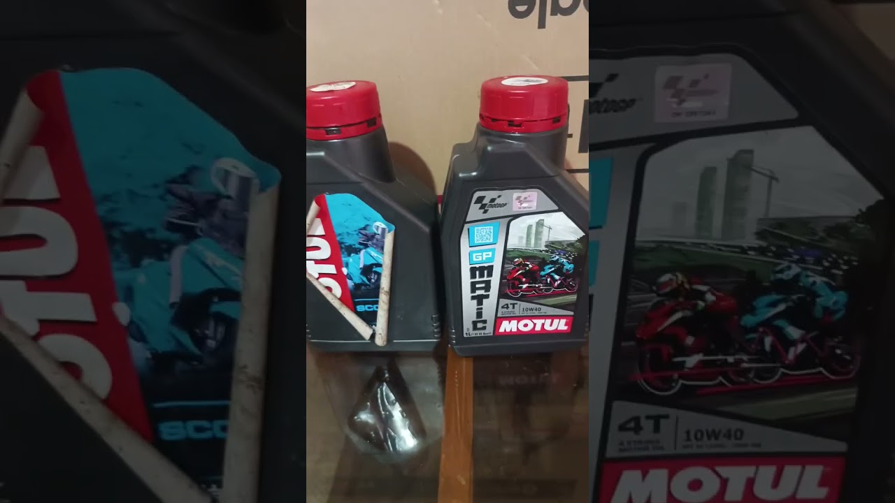 Fake vs. Legit MOTUL engine oil.
