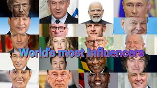 Most Successful leaders in the world 2026 | Top 20 Influencers 3d comparison