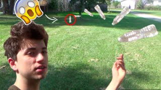 The Luckiest Waterbottle Flip Of All Time