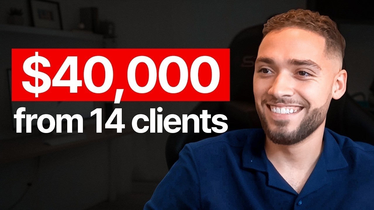How He Made $40k With His AI Agency (Closed 14 Clients)