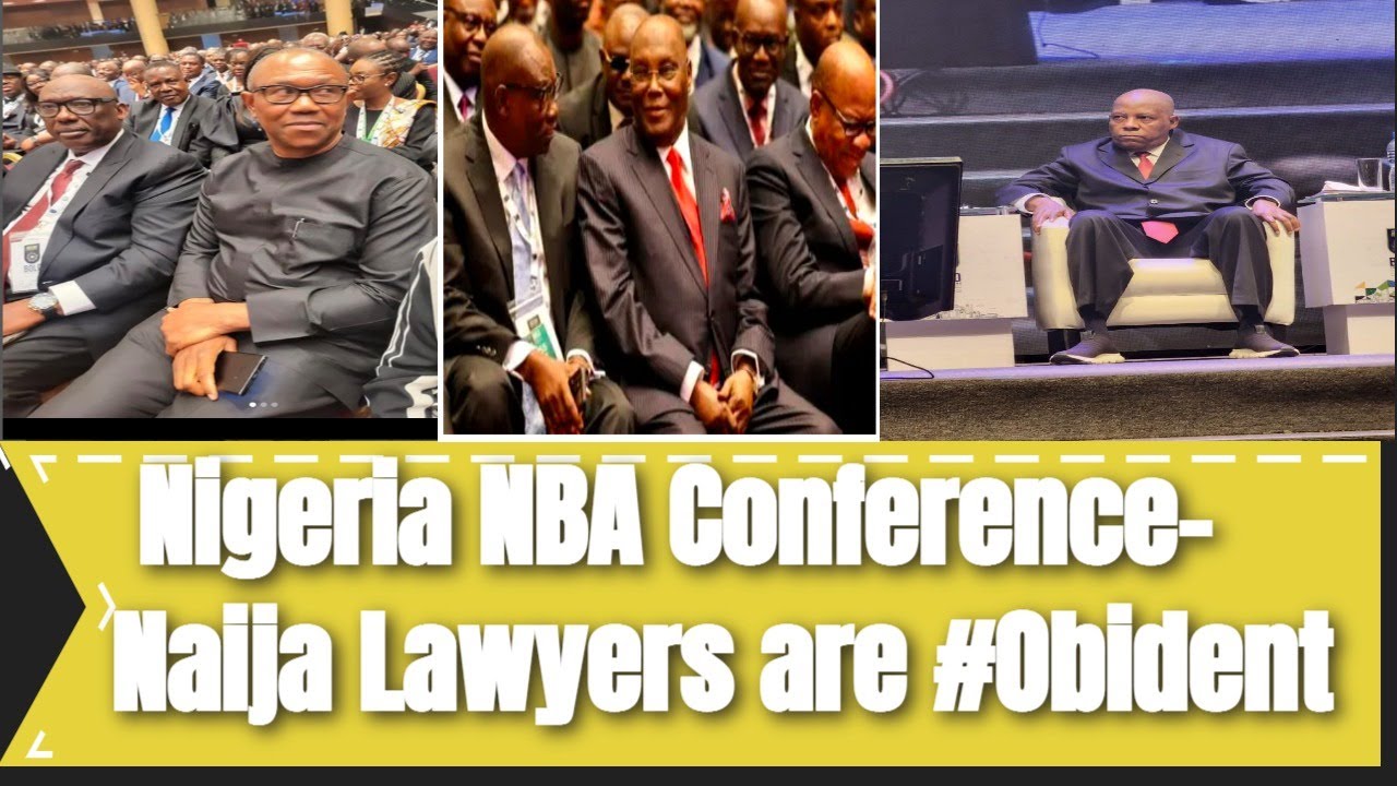 Peter Obi standing ovation I Nigerian Bar Association conference A New