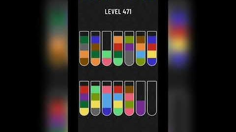 Water sort puzzle level 471
