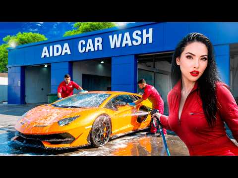 I WORKED AT A CAR WASH FOR A DAY | Aida Victoria Merlano
