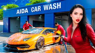 I WORKED AT A CAR WASH FOR A DAY | Aida Victoria Merlano