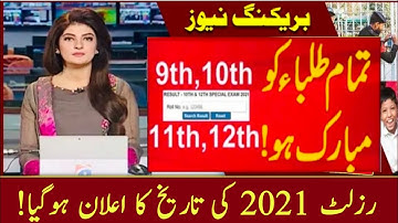 Big News! Matric or Inter Class Results 2021 Date| result 12th class 2021 news today Date, Result 21