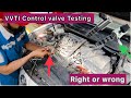 How to test vvti control valve of toyota