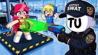 TU LAVORI come Guardia di SICUREZZA dellaeroporto su Roblox.