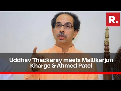 Uddhav Thackeray's Late Night Meeting With Sonia Gandhi's Aides Kharge & Ahmed Patel In Mumbai