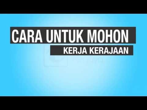 Rujukan Kerjaya - Cara Mohon Kerja Kosong Kerajaan