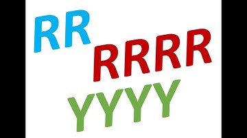 RR RRRR YY YYYY? A Riff on Handling of Year Formats