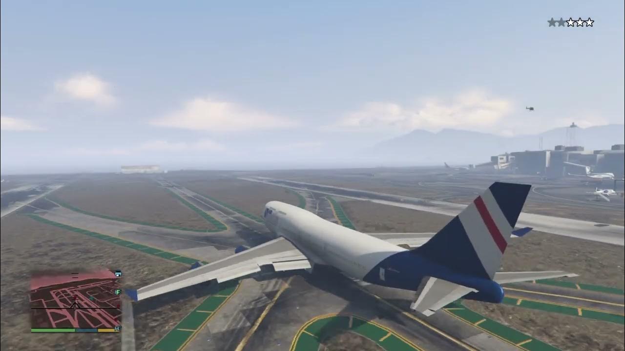 Grand Theft Auto V. How to fly jumbo jets YouTube
