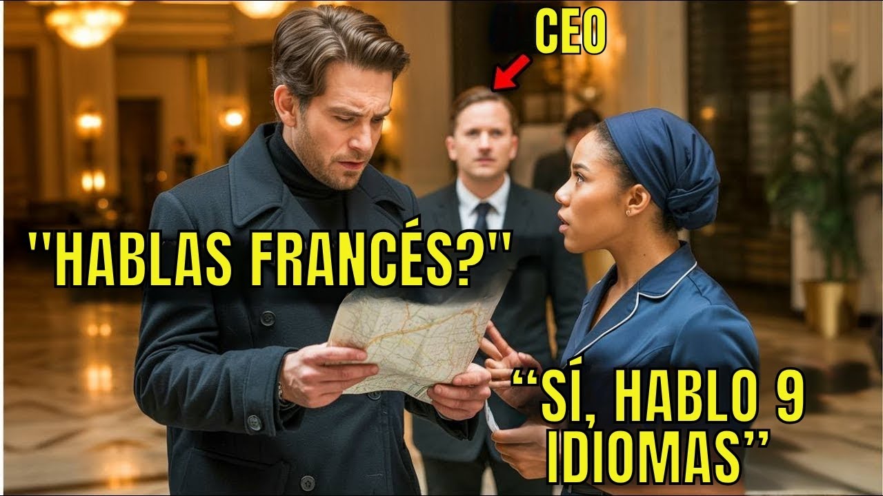 El CEO escucha al conserje hablar 9 idiomas—lo que hace después deja a toda la oficina atónita.