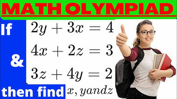 Math Olympiad Problems|System Of Equations|math equations|olympiad|algebra|#viral