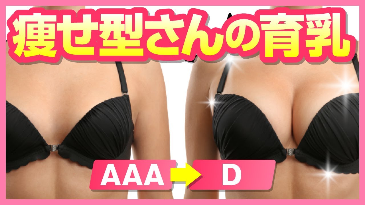【バストアップ整体師が解説】痩せ型さんでもAAA→Dにバストアップする方法！【セルフケアも紹介】