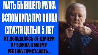 5 лет внука знать не хотела, а тут сразу появилась и давай требовать... - Истории из жизни 28!