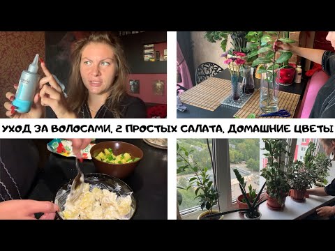 МОТИВАЦИЯ НА УБОРКУ И ГОТОВКУ 🐝 СЛОМАЛСЯ ЦВЕТОК 😱 УХОД ЗА ВОЛОСАМИ ✅ 2 ПРОСТЫХ САЛАТА ИЗ КАРТОФЕЛЯ