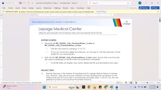 New Perspectives Excel 365 | Module 11: SAM Project A Lepage Medical Center
