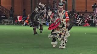 Men's traditional at Piikani New Years Day Powwow 2024 song 1