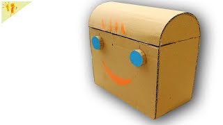 How to make Treasure Chest with 2 Digit Password ✅ From Cardboard at Home
