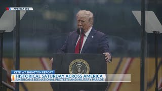 'No Kings' protests break out as U.S. Army celebrates 250 years