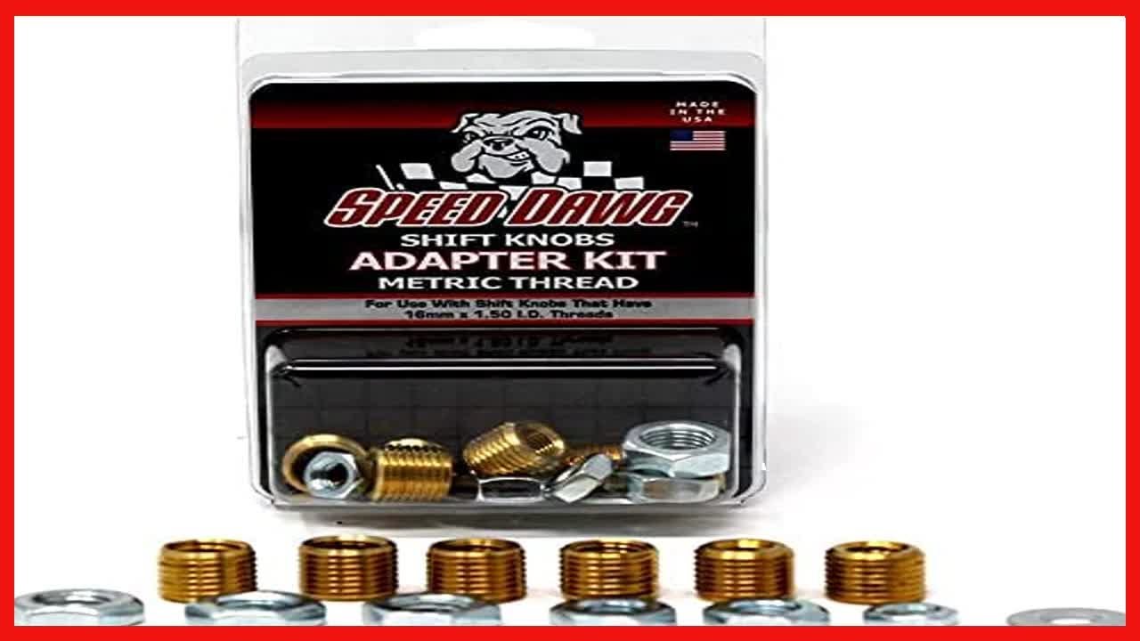 Great product - Speed Dawg Metric Thread Shift Knob Adapter Kit with 6 ...