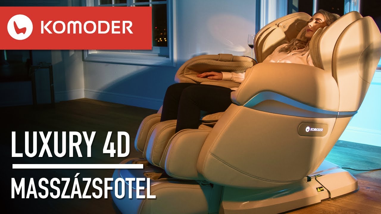 KOMODER LUXURY 4D Masszázsfotel
