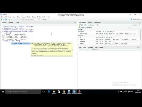 R operation Data Integration by example SPPU lab SL VI