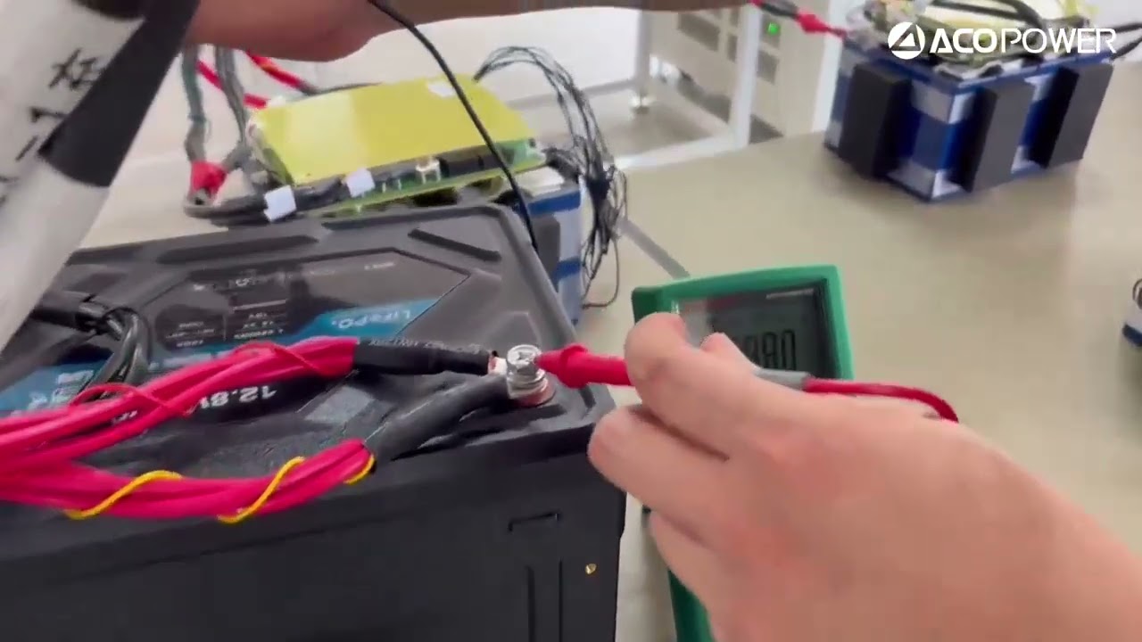 ACOPower Li-Cube Battery Demo video--Voltage Test