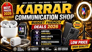 😱 Budget Friendly Mobile Accessories in Karachi 2026 | Karrar Communication Shop