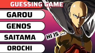 One Punch Man Quiz 🔥👿 | Guess The One Punch Man Characters 🔥 | 90% fail Challenge 🔥 screenshot 2
