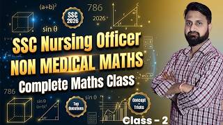 Maths Tricks + Concepts + PYQs | SSC Nursing Officer | Class-2 | By:- Jitendra Sir