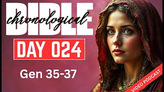Day 024 | One Year Chronological Audio Bible | Video Podcast | Gen 35-37