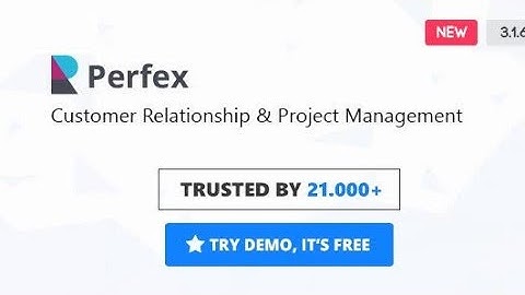 How to install Perfex - Powerful Open Source CRM